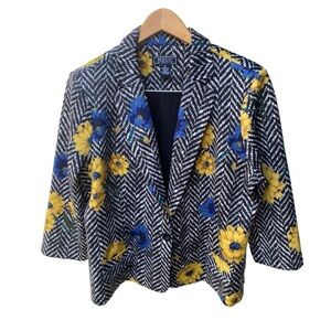 NYCC Super Stretch Sunflower Blazer | Size: XL